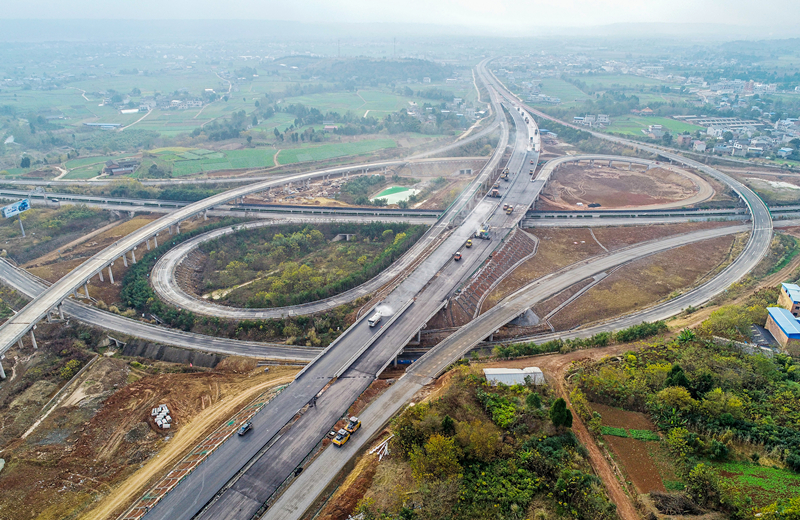 綿繞高速永明互通主線橋工程